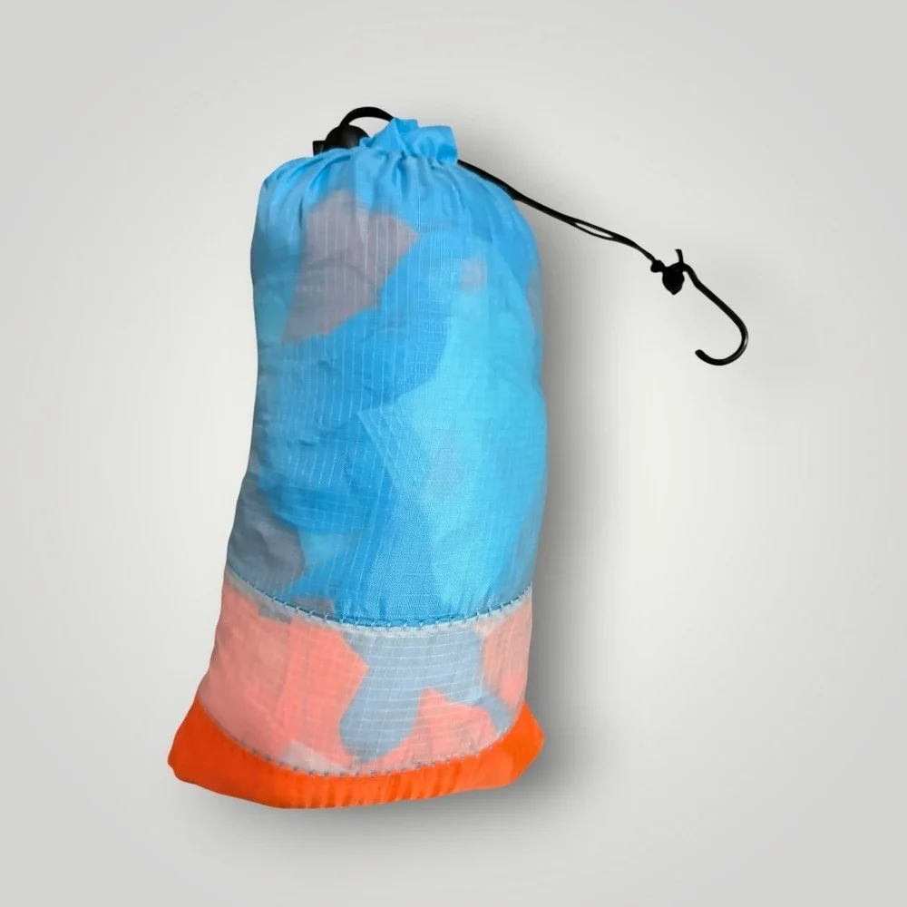 Aisparky Beach Blanket Blue Sandproof Portable Picnic Mat NO STAKES Travel Gear